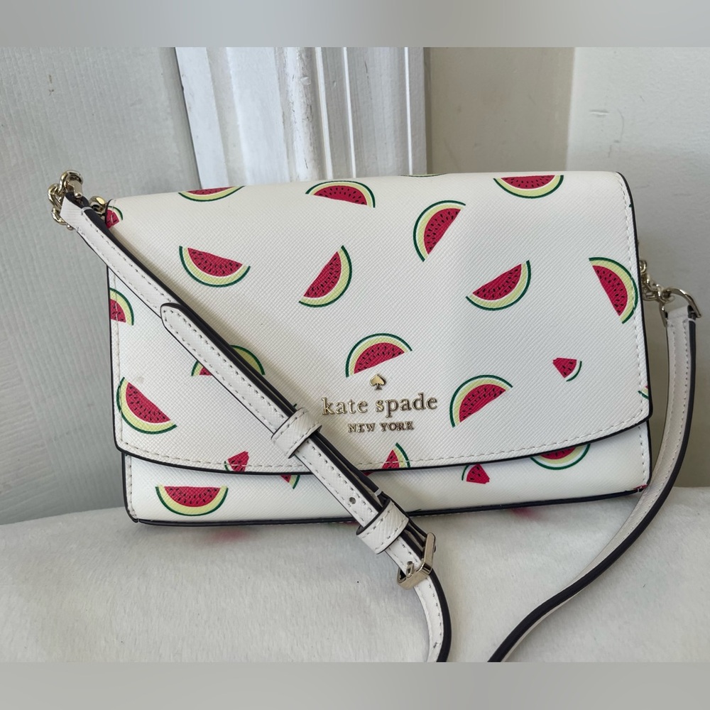 Kate Spade with Watermelon Design Crossbody Bag like new